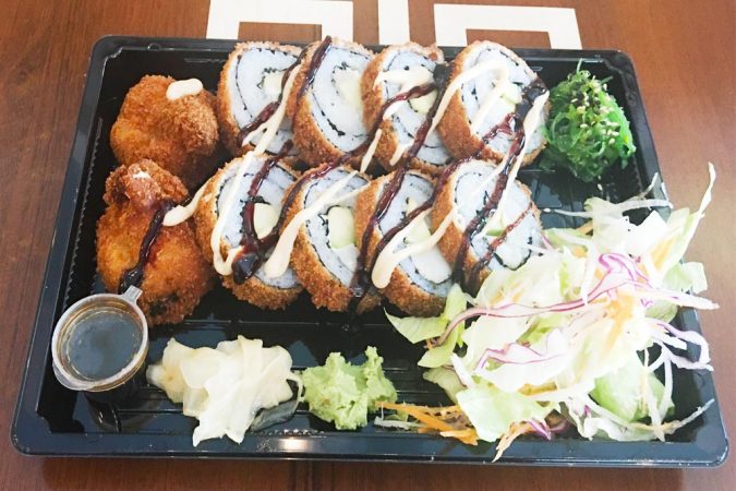 Gericht Tempura Sushi Roll - T4: Hotategai Tempura